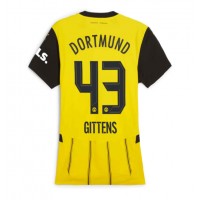 Borussia Dortmund Jamie Bynoe-Gittens #43 Replica Home Shirt Ladies 2024-25 Short Sleeve